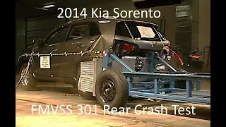 2014-2015 Kia Sorento FMVSS 301 Rear Crash Test (50 Mph)