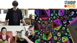 Exploring Hyperbolic Space with VR (and crochet)