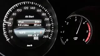 2016 Mercedes-Benz CLS 220 d (BlueTEC) 0-100 km/h (Full HD)