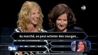 Valérie Lemercier suggère d'autres questions à Jean-Pierre Foucault