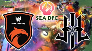 CRAZY SERIES !!! TNC PREDATOR vs LILGUN - POS 1 SNIPER !!! DPC SEA 2022 TOUR 3 DIVISION 2 DOTA 2