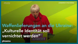 Rede von Claudia Roth (Kulturstaatsministerin) zu Waffenlieferungen an die Ukraine