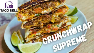 Taco Bell Crunchwrap Supreme Recipe | Homemade Crunchwrap Supreme |Copycat Recipe