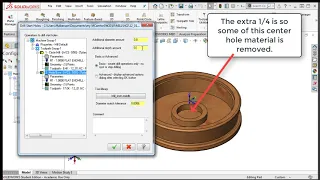 69 - Mastercam for SolidWorks - Start Hole Toolpath