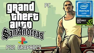 Grand Theft Auto  San Andreas 60fps Ps2 graphics