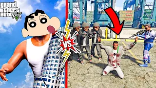 Shinchan upgrade into Strongest Man to Save Franklin in GTA V | Amaan Ansari