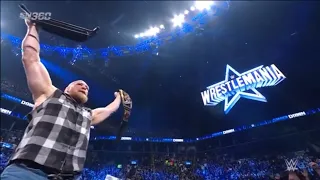 Brock lesnar attacks security guards and Roman Reigns wwe smackdown March 25 "",,2022
