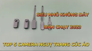 TOP 5 Camera Ngụy Trang Cúc Áo Siêu Nhỏ Không Dây Full4K Xem Từ Xa Trên Điện Thoại Bán Chạy 2023