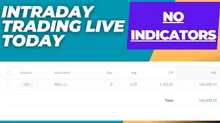 Live Intraday Trading - 63000Rs Profit | NSE Equity Live Trade