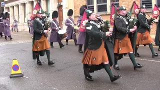 Pipes & Drums of the Irish Guards, Windsor, March 10, 2018