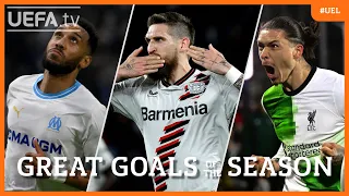 #UEL Great Goals of the Season | Aubameyang, Andrich, Darwin...