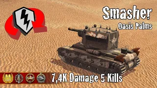 Smasher  |  7,4K Damage 5 Kills  |  WoT Blitz Replays