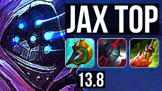 JAX vs URGOT (TOP) | 12/2/4, 500+ games, Godlike | KR Master | 13.8