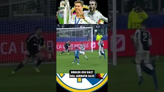 Gol akrobatik salto Ronaldo dan Gareth Bale, Susah untuk di ulang😄
