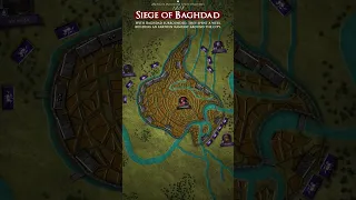 Siege of Baghdad -1258 #shorts #fyp #history #documentary #mongols