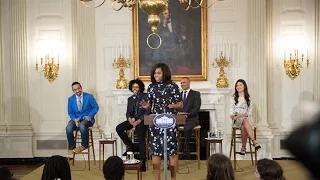 The First Lady Delivers Remarks at "Hamilton at the White House" Workshop