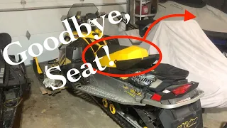 Quick and Dirty Ski Doo Seat Removal