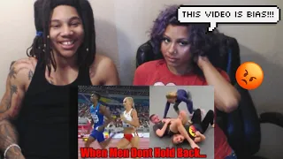 SHE GOT MAD.. | Men Vs Women In Sports REACTION