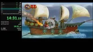 Donkey Kong Country Returns any% Speedrun in 1:51:03