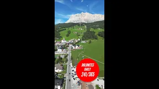 Come fly with us above Badia • Dolomites #shorts