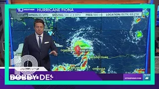 Tracking the Tropics: Hurricane Fiona poised to become first major hurricane of the season