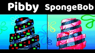 Pibby attack Bikini Bottom vs Spongebob Animation