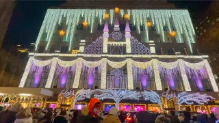 Saks Fifth Avenue Holiday Light Show 2021 [4K HDR]