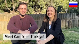 Russian Conversations 73. Meet Can from Türkiye! | Russian with Anastasia | subs