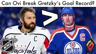 Can Alex Ovechkin Break Gretzky's Goal Record? (NHL History Capitals Speculation & Rumors Talk 2019)