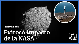 NASA estrella con éxito la nave DART contra un asteroide