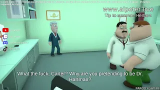 Peter discovers Dr. Hartman is actually Carter Pewterschmidt  |  AI Family Guy