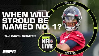 Does it matter when the Texans name C.J. Stroud their starting QB? | NFL Live