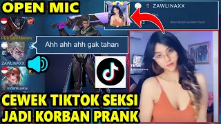 DENGAR REAKSI CEWEK SEKSI TIKTOK INI SAAT SAYA PRANK ! PAMER SKIN MAHAL BIKIN DIA DESAH TERUS WKWK