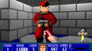 Wolfenstein 3D Christmas Special - Level/Niveau 1