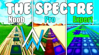 Alan Walker - The Spectre Noob vs Pro vs Expert (Fortnite Music Blocks)