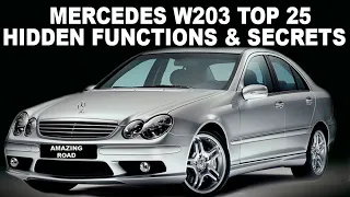 Mercedes W203 Top 25 Hidden Functions, Secrets and Useful Tips / Full Secrets Mercedes W203