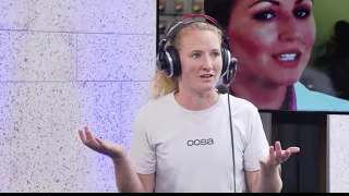 Sam Mewis live on Boston Public Radio talking about her team’s World Cup triumph