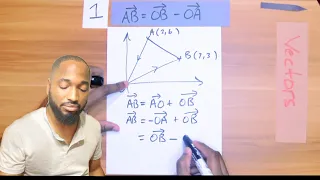 CXC Maths - Vectors the TRIANGLE LAW 🔺 *most useful thing*