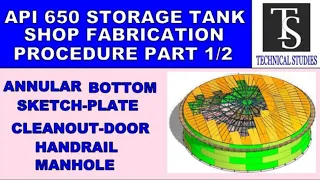 API 650 API 620 storage tank shop fabrication procedure 1/2.
