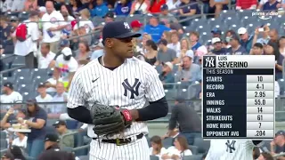 Luis Severino strikeout highlights vs. Cubs (10 K's) 6.10.22