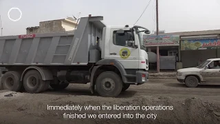 Clearing Rubble in Raqqa