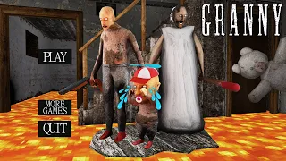 Playing Granny Family Mode in New Lava House! Animation Full Gameplay #6