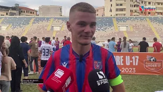 FUTBOLLISTI GERALD KUBAZI FLET PAS SHPALLJES KAMPION ME EKIPIN VLLAZNIA U17