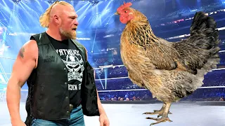 FULL SEGMENT - Brock Lesnar vs Chicken | Iron Man Match 2023 | WWE Oct 18, 2023