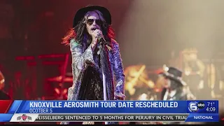 Rescheduled date for Aerosmith’s ‘Peace Out’ concert in Knoxville announced