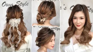 [新娘髮型］3款簡易快速換髮新娘髮型 3 Easy Romantic Bridal Hairstyle.