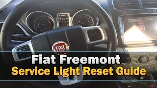 Fiat Freemont Oil Life Service Light Reset
