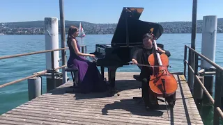 THE SWAN / LE CYGNE @ Zurich Lake (Cello & Piano) PIANOCELLO