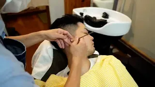 [Compilation] Special feature on barber's ear cleaning | Ear massage, ear hair shaving ASMR