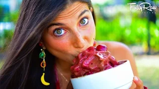 FullyRaw Cherry Chocolate Ice Cream!